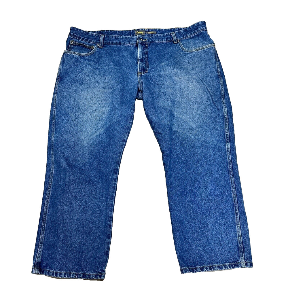 Cabela's Mens/Hommes Denim Jeans Sz 46/29 Blue Straight Legs Pants Classic‎ Fit